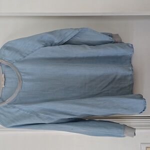 LOFT Soft Blue Casual Top